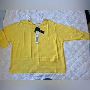Yellow 2X Joseph Ribkoff sweater